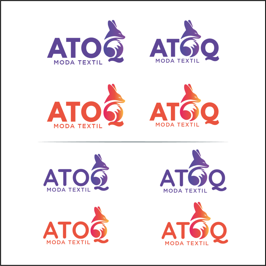 ATOQ – Moda textil – Logotipo
